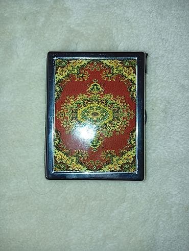 qelya: Metal siqaret futlyarı - Material: möhkəm metal korpus, parlaq xrom — 1