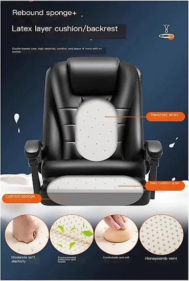 kreslo gence: Yeni, Təkərli, Qolları tənzimlənmir, Süni dəri — 4