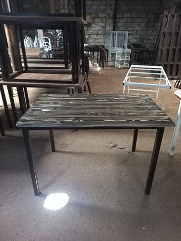 toxunma saplar satisi: Yeni, Dördbucaq masa, 4 stul, Açılmayan, Stullar ilə, Taxta, Azərbaycan — 7