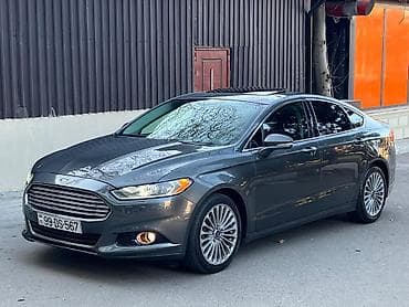canqan avto: Ford Fusion sedan – geniş və komfortlu salon - Dəri oturacaqlar, ön — 9
