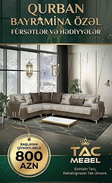 kunc divan uzlukleri: Tac Mebel künc divanları – şəxsi modellər - Elegant dizaynlı L — 4