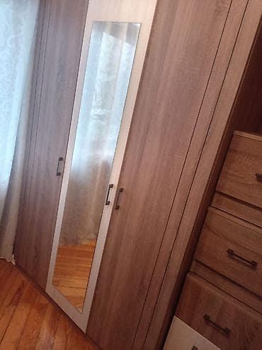 dolab ikinci el: Yataq otağı mebel dəsti - Ölçü: 160 x 200 sm yataq (şəkildə — 3