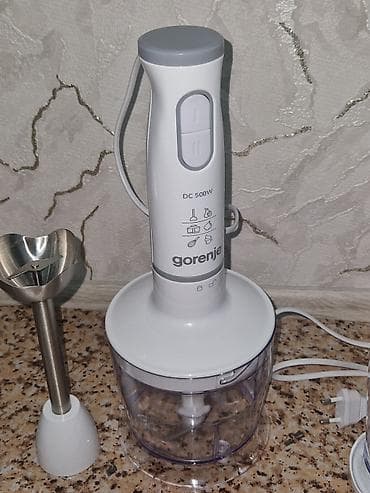 Gorenje əl blenderi seti – 500W Xüsusiyyətlər: - Güc: DC 500W – sous