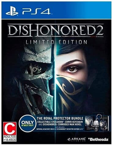 playstation oyunlari: Ps4 üçün dishonored 2 oyun diski. Tam yeni, original bağlamada — 1