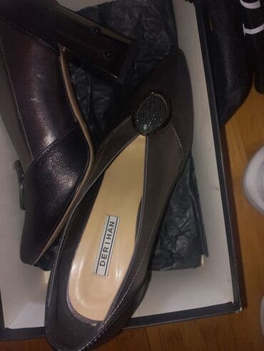 детские кожаные туфли: Туфли, Derimod, Размер: 35.5, цвет - Коричневый, Новый — 5