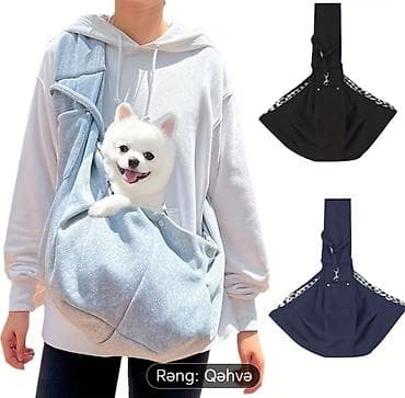 bala pişiy: Ev heyvanları üçün çiyin asqılı daşıma çantası - Model: sling tipli — 2