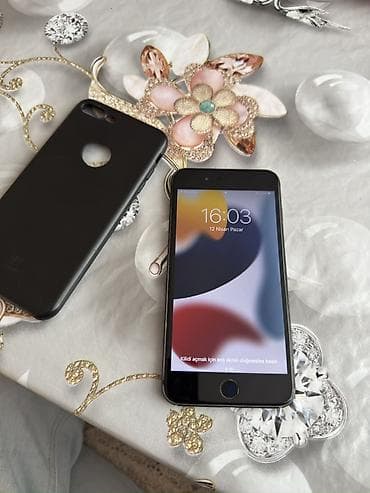 iphone adaptor: IPhone 7 Plus, 32 GB, Jet Black, Barmaq izi — 5