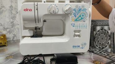 tikiş maşın: Tikiş maşını Elna, Yeni,Overlok, Ünvandan götürmə, Ödənişli çatdırılma — 1