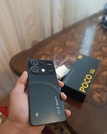 iphone 8 32gb: Poco X6, 256 GB, rəng - Qara, Barmaq izi, Face ID — 3