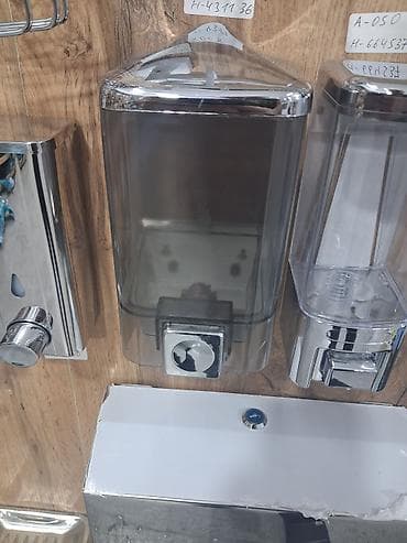 Maye sabun dispenseri – divara quraşdırılan - Material: şəffaf tüstü at lalafo.az Maye sabun dispenseri – divara quraşdırılan - Material: şəffaf tüstü