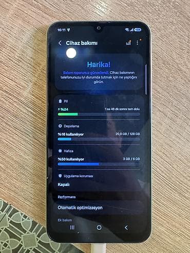 Samsung Galaxy A24 4G, 128 GB, rəng - Yaşıl, Barmaq izi — 2