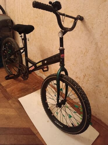 toklu velosiped: BMX tipli uşaq/yeniyetmə velosipedi - Çərçivə: qara rəngli — 2