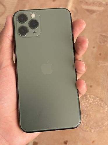 iphone 11 islenmis qiymeti: IPhone 11 Pro, 64 GB, Matte Midnight Green, Face ID — 6