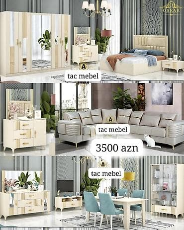 mebel yataq desti: Tac Mebel – Komplekt mebel dəstləri 1) Dəst 1 – 6500 AZN - Yataq — 10