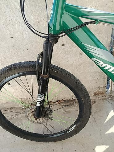 mini velosiped: TƏCİLİ!!! BMX üslubunda dağ velosipedi satılır. Velosiped yaşıl-qara — 7