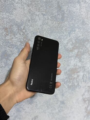 Daraq panellər: Redmi Note 8, 64 GB, rəng - Qara, Düyməli, Barmaq izi, İki sim kartlı — 1