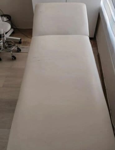 тап аз мебель бу: Косметологическая кушетка, Нескладной, цвет - Молочный — 1