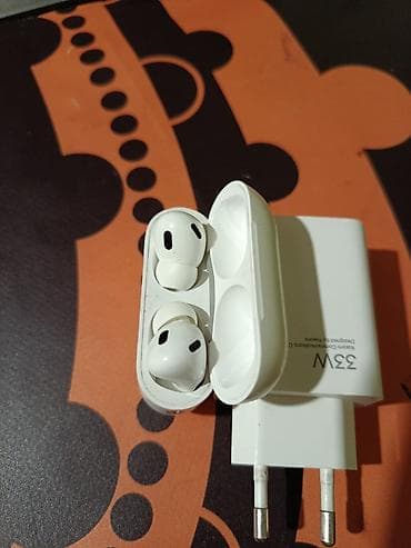 Serverlər: Apple AirPods 2 generation, işlək vəziyyətdədi səsi təmiz. (A2083-sol — 7