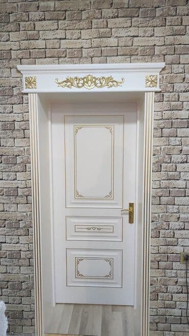 Yeni Otaq qapısı 90x205 sm Zamok və çərçivə ilə, Pulsuz quraşdırma, Pulsuz çatdırılma