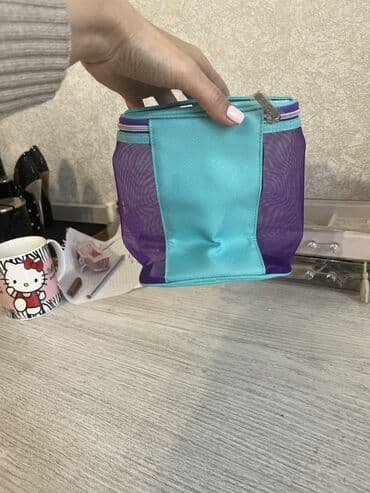 Üz üçün toner və losyonlar: Məhsul: Clinique kosmetik çantası - Rəng: Bənövşəyi torlu korpus — 2