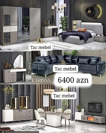 mebel yataq desti: Tac Mebel – Komplekt mebel dəstləri 1) Dəst 1 – 6500 AZN - Yataq — 3