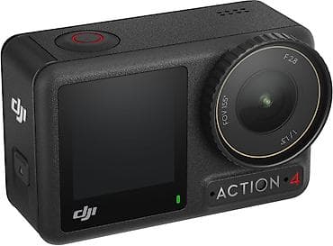 mikrofon: DJI Osmo Action 4 aksiya kamerası - 1/1.3" sensor, geniş dinamik — 1