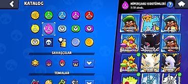 Brawl Stars oyunu üçün yüksək səviyyəli hesab Xüsusiyyətlər: - Ümumi — 3