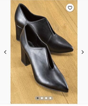 4xl nece razmerdi: Tuflilər, Ölçü: 36, rəng - Qara, Yeni — 3