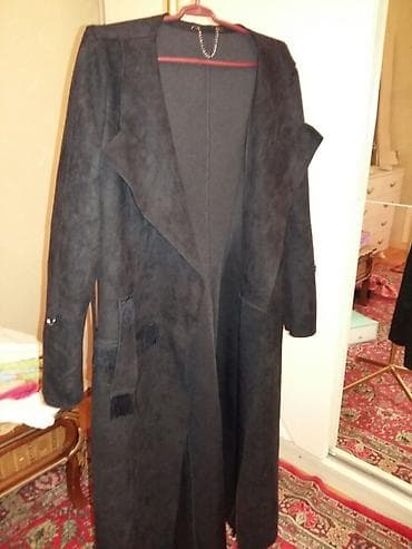 yeni geyim: Satilir Tovuzda. Uzun qara plaş .L razmer. Qalındır nabukdur. Yumşaq — 1