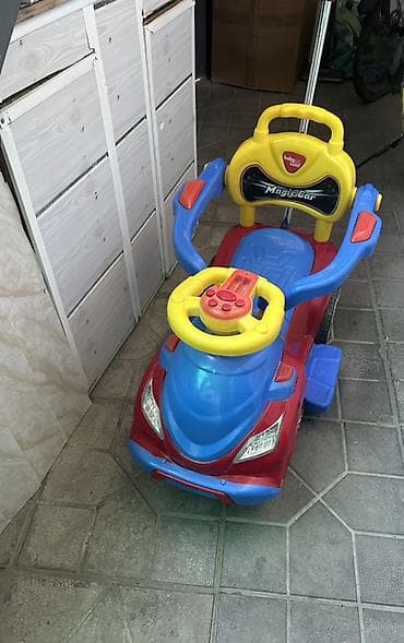hem sure: 15 azn unvan montin Uşaq gəzdirici/oyuncaq maşın – “MagicCar” tipli - — 3