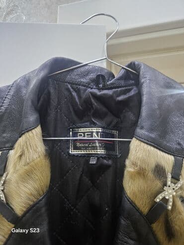 Pencəklər: PENTA Natural Leather Fashion dəri plaş - Material: natural dəri — 1