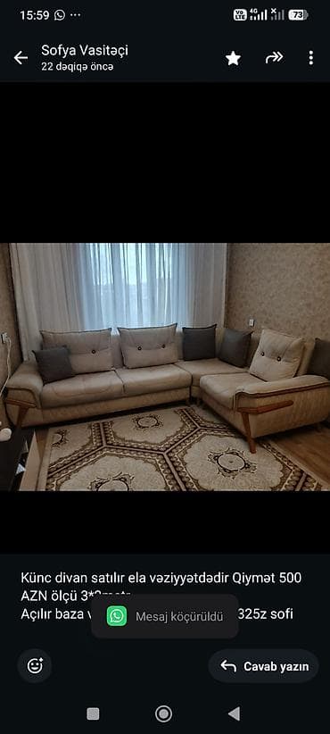 Künc divan, Açılan, Bazalı