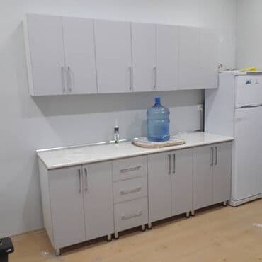 белый стол на кухню: Sifarişlə mətbəx dəsti, Özü çəkən petlələr, Mat laminat, Kredit yoxdur, Pulsuz çatdırılma — 27