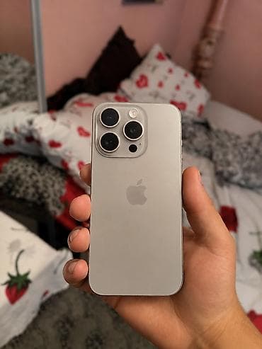 IPhone 15 Pro, 128 GB, Natural Titanium, Face ID lalafo.az -da IPhone 15 Pro, 128 GB, Natural Titanium, Face ID
