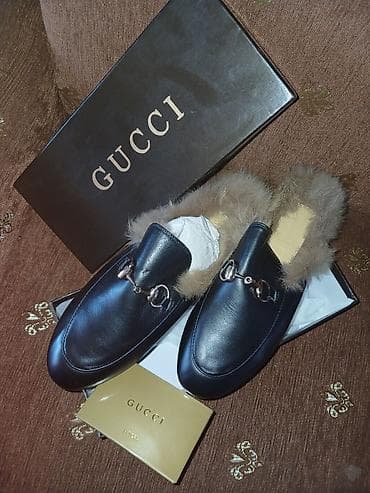 Məhsul: Gucci Princetown dəridən tüklü loafer (qadın/kmi) - Material — 1