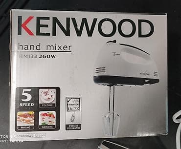 Mikser mixer Kenwood 260 watt 7 suretli 2 ferqli biçaqli model — 5