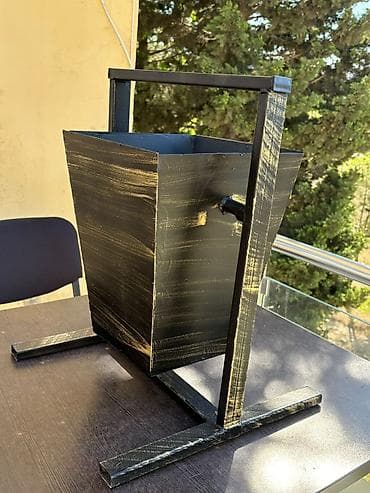 Контейнеры для отходов: Metaldan hazırlanmış küçə/zibil qutusu - Material: qalın metal təbəqə — 3