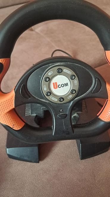 Видеоигры и приставки: Ucom sükan və pedallar dəsti – oyun üçün - Tam dəst: sükan qurğusu — 2