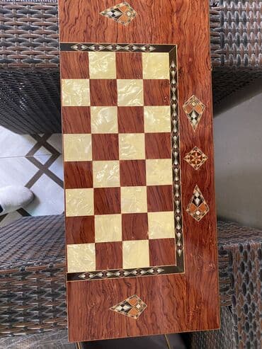 nərd zəri: Helena Wood Art – Türkiyə istehsalı taxta nərd/şahmat dəsti - İki — 2