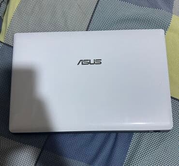 ekran karti: ASUS noutbuk – ağ korpus, 15.6" ekran Aşağı yeri var Processor — 1