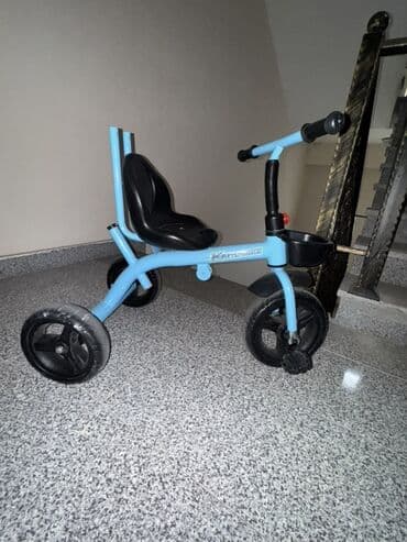 детские трехколесные велосипеды вest trike: Uşaq üçtəkərli velosipedi – mavi rəngdə Xüsusiyyətlər: - 3 təkərli — 2