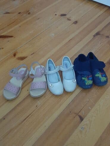 детские балетки для танцев: Uşaq ayaqqabıları dəsti: - 1 cüt açıq rəngli (pudra/çəhrayı) sandalet — 1