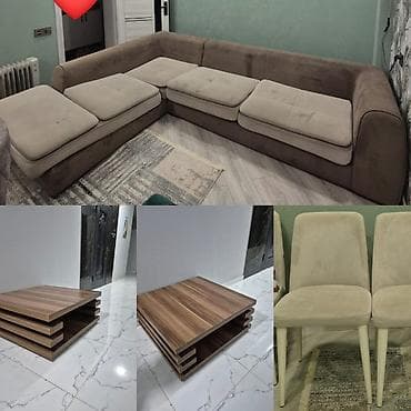 Ev üçün mebel: Şekilde olan hamisi 220azn. Dıvan 150 m Jurnalnı 40 m Stullar 3 — 1