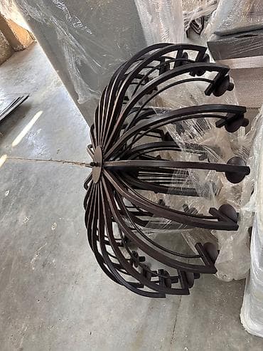 gul dekoru: Çılçıraq, 10 və daha çox lampa, Metal — 1