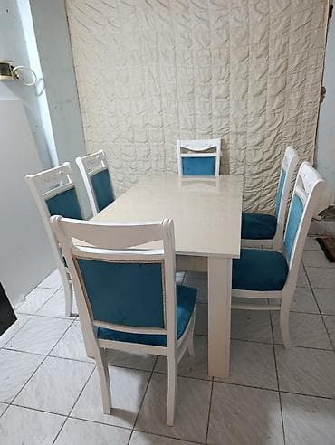 Mdf Masa desti tam ideal vəziyyətdə oturacaqlar temiz taxtadan qiymət — 9
