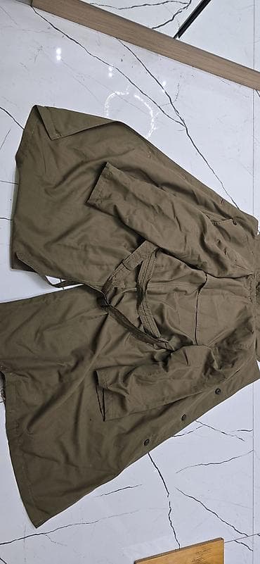 Мужская одежда: Мужское пальто, цвет - Зеленый — 1