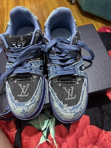 Louis Vuitton Trainer Denim krossovkalar - Model: LV Trainer - — 2