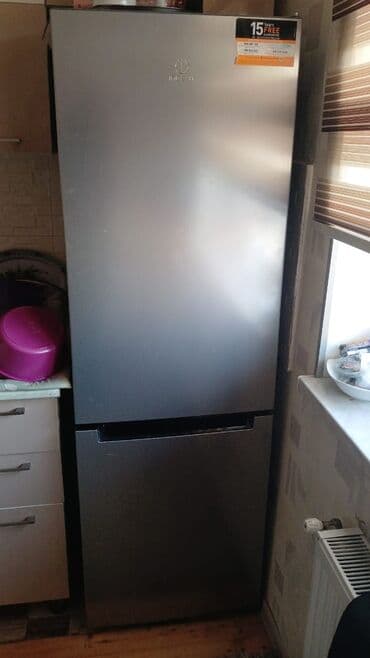 İşlənmiş 2 qapılı Indesit Soyuducu Satılır, rəng - Boz