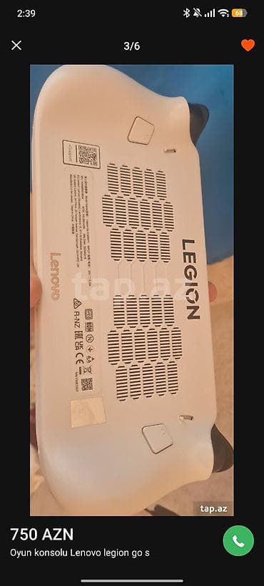 one plus one: Lenovo Legion Go S – portativ oyun konsolu - Model: Lenovo Legion Go — 3