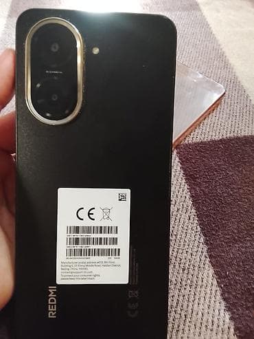Redmi A5, 64 GB, rəng - Qara, Sənədlərlə, Zəmanət, Barmaq izi